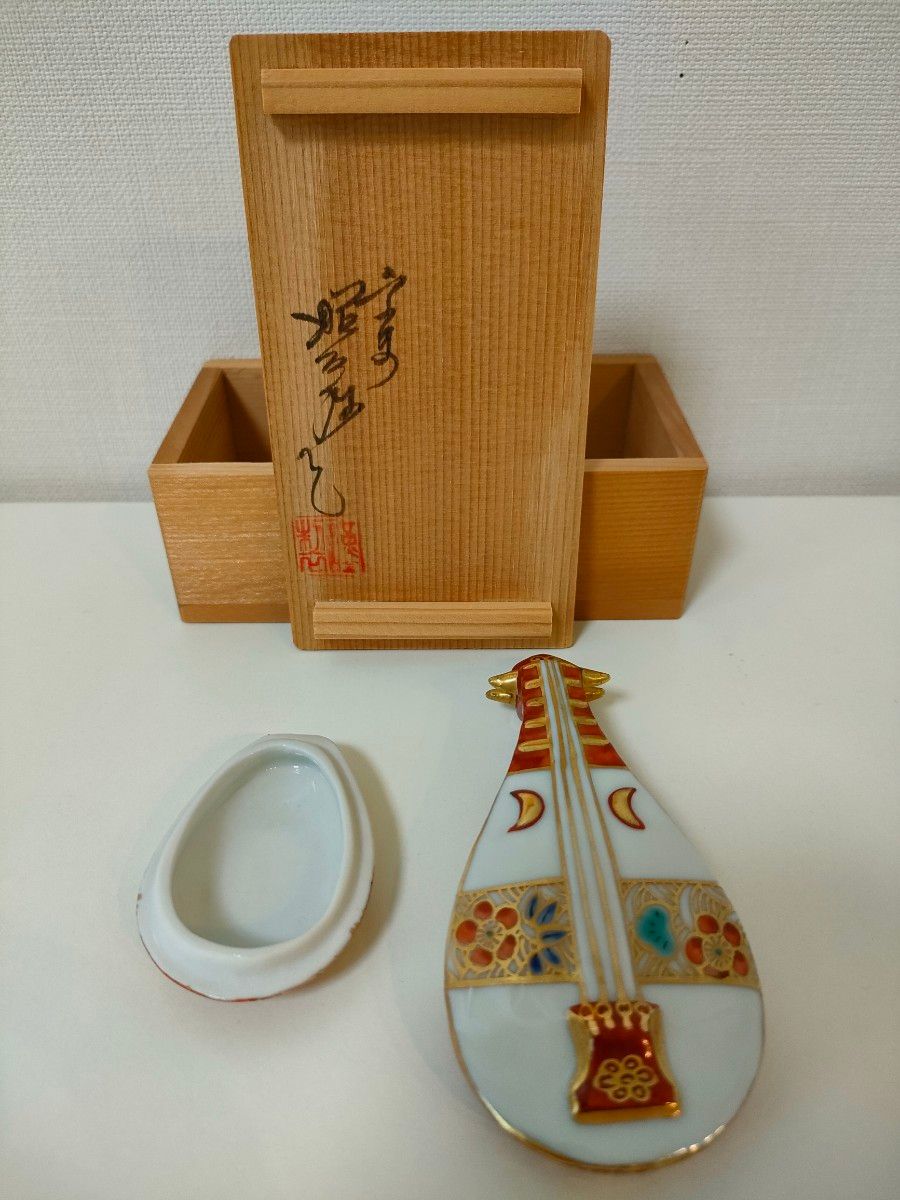 平安 高野昭阿弥 色絵 琵琶 香合 茶道具|Yahoo!フリマ(旧 平安 高野昭阿弥 色絵 琵琶 香合 茶道具|Yahoo!フリマ(旧
