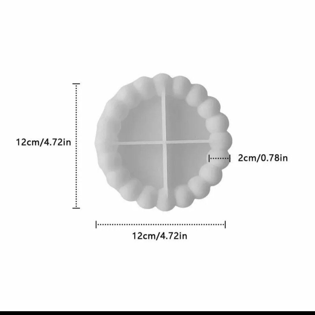 シリコンモールド☆ラウンド　トレイ