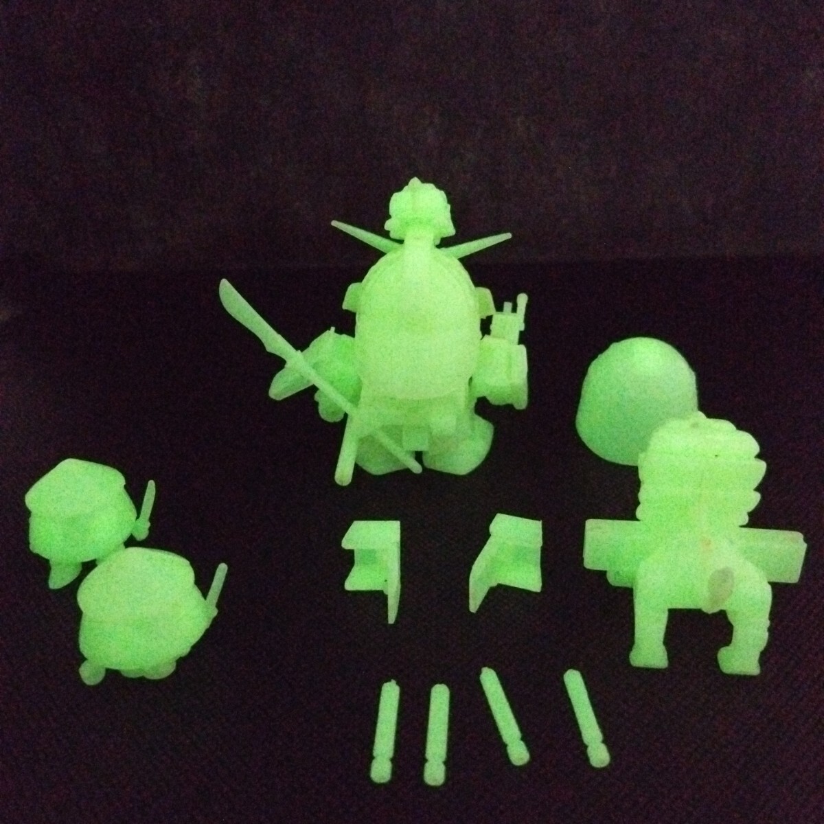 超希少 蓄光素材BB戦士農丸頑駄無 素組み完成品 - SDガンダムBB戦士 超希少 蓄光素材BB戦士農丸頑駄無 素組み完成品 - SDガンダムBB戦士