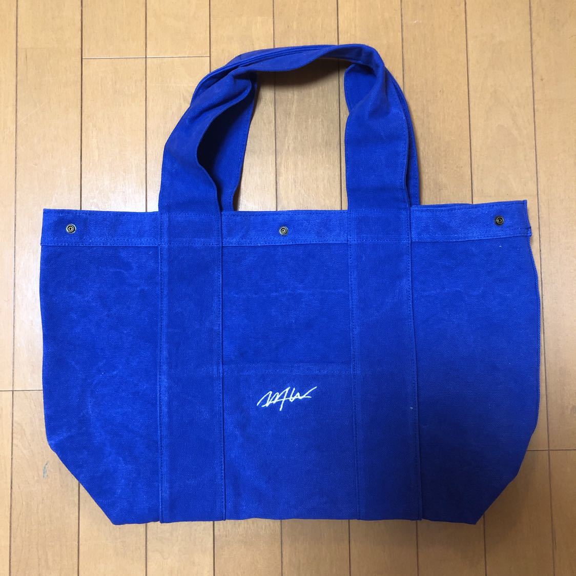 未使用！ダブルティー（wｔ）オーガニックコットントート　Ｍ 1st Anniversary LIMITED ITEM ♪_画像1