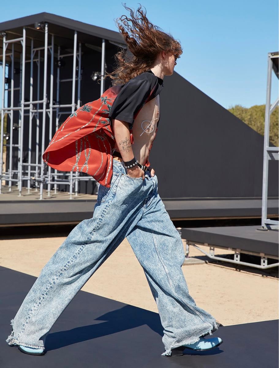 22SS Celine パームツリー ロングシャツ ハワイアンシャツ 22SS Celine パームツリー ロングシャツ ハワイアンシャツ