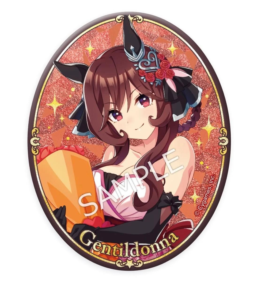 未開封】ジェンティルドンナ ウマ娘 公式グリッター缶バッジ 未開封】ジェンティルドンナ ウマ娘 公式グリッター缶バッジ