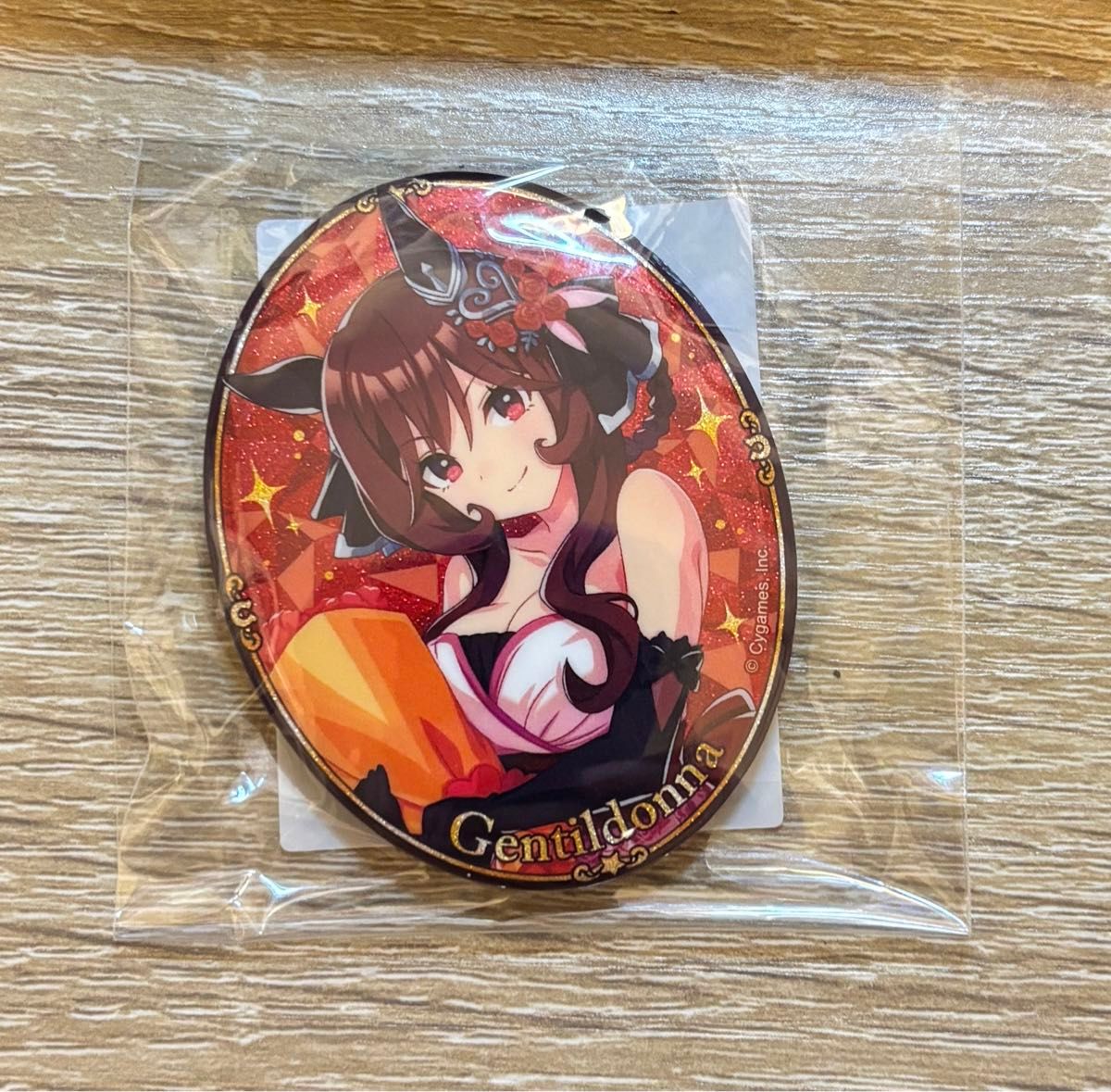 未開封】ジェンティルドンナ ウマ娘 公式グリッター缶バッジ 未開封】ジェンティルドンナ ウマ娘 公式グリッター缶バッジ