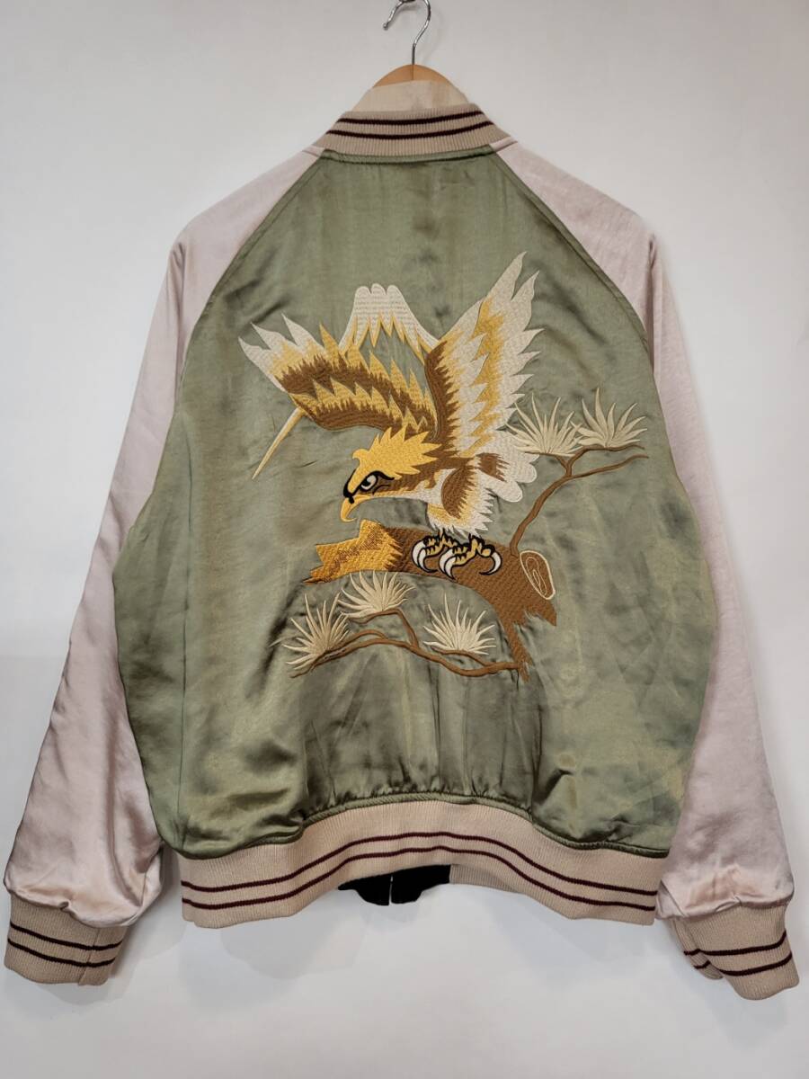 Bibian 比比昂- 50'sライク刺繍ベロアリバーシブルスカジャン Bibian 比比昂- 50'sライク刺繍ベロアリバーシブルスカジャン
