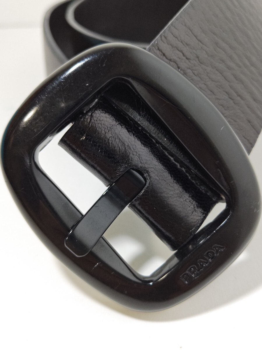 1円 良品 PRADA プラダ レザー ベルト ブラック(その他)|売買 1円 良品 PRADA プラダ レザー ベルト ブラック(その他)|売買