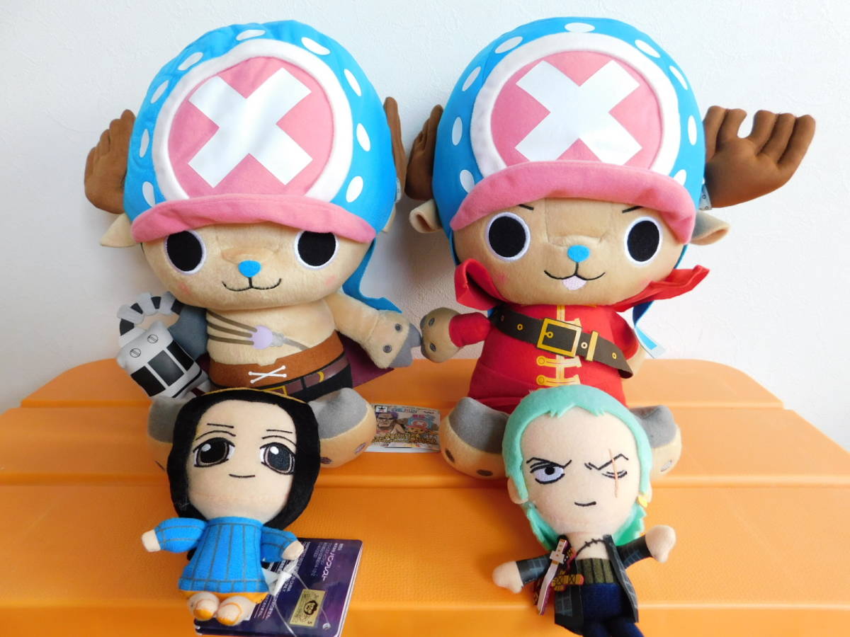 Paypayフリマ One Piece ワンピース チョッパー にんぎょう フィルムz ロビン ゾロ ものまね ルフィー 4体セット 送料無料