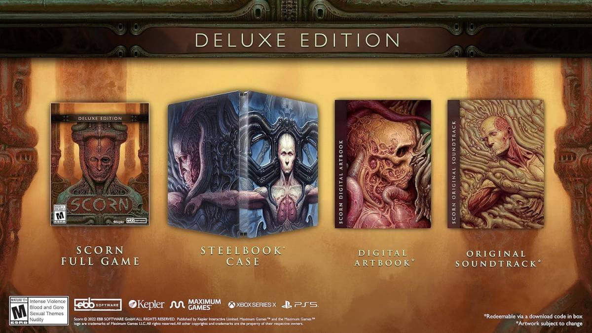 未開封】Scorn Deluxe Edition 限定品 (PS5) 日本語字幕対応 未開封】Scorn Deluxe Edition 限定品 (PS5) 日本語字幕対応