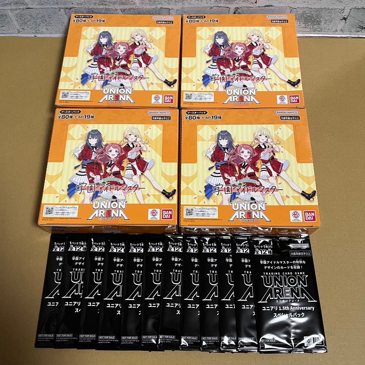 UNION ARENA ユニオンアリーナ 学園アイドルマスター 4BOX 新品 UNION ARENA ユニオンアリーナ 学園アイドルマスター 4BOX 新品