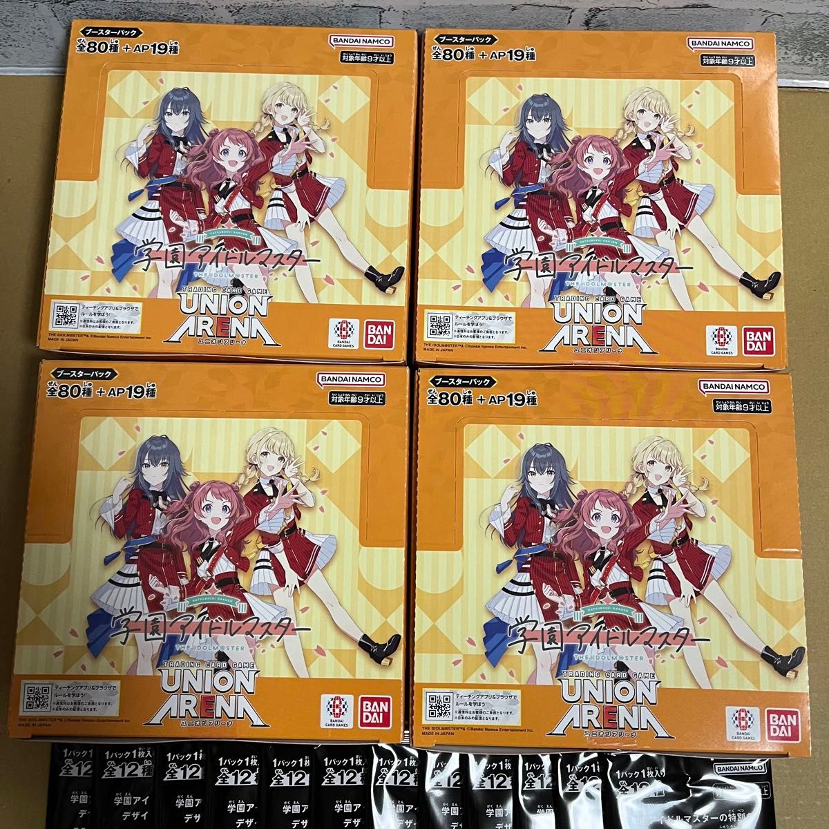 UNION ARENA ユニオンアリーナ 学園アイドルマスター 4BOX 新品 UNION ARENA ユニオンアリーナ 学園アイドルマスター 4BOX 新品