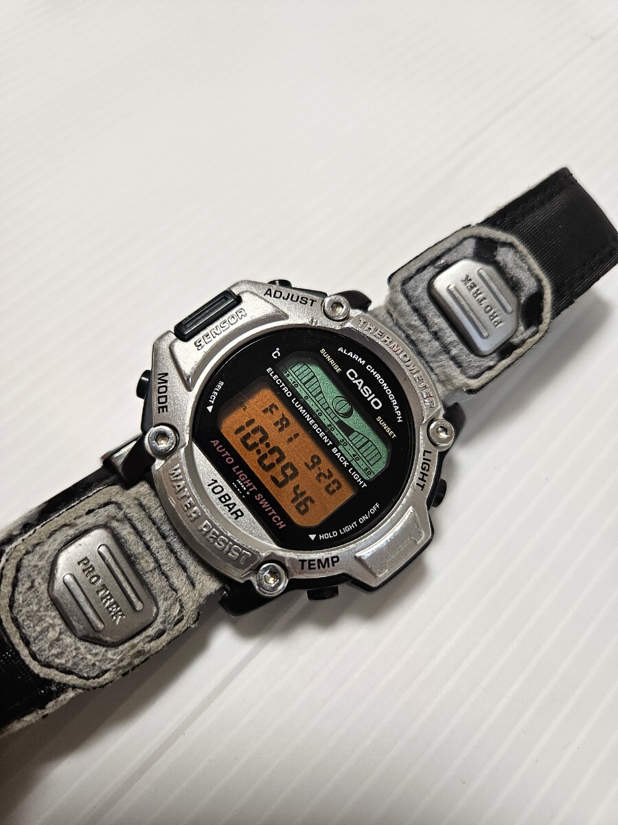 CASIO PRO TREK PRT-11 オレンジ液晶カスタムタイドグラフ CASIO PRO TREK PRT-11 オレンジ液晶カスタムタイドグラフ