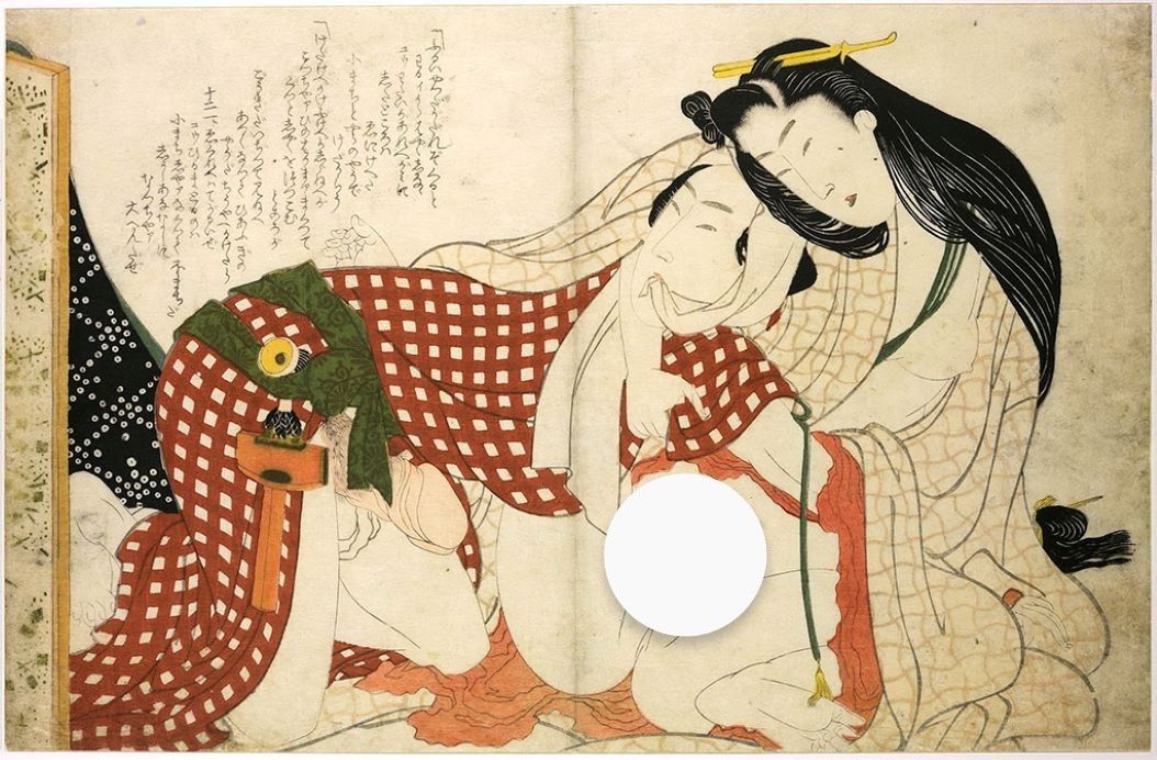 葛飾北斎作 浮世絵版画・和紙刷り複製画「北斎春画」 其の一 葛飾北斎作 浮世絵版画・和紙刷り複製画「北斎春画」 其の一