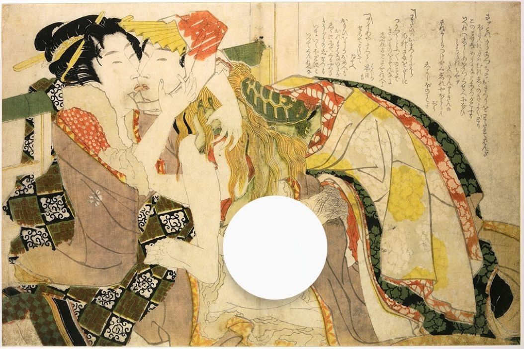 葛飾北斎作 浮世絵版画・和紙刷り複製画「北斎春画」 其の一 葛飾北斎作 浮世絵版画・和紙刷り複製画「北斎春画」 其の一