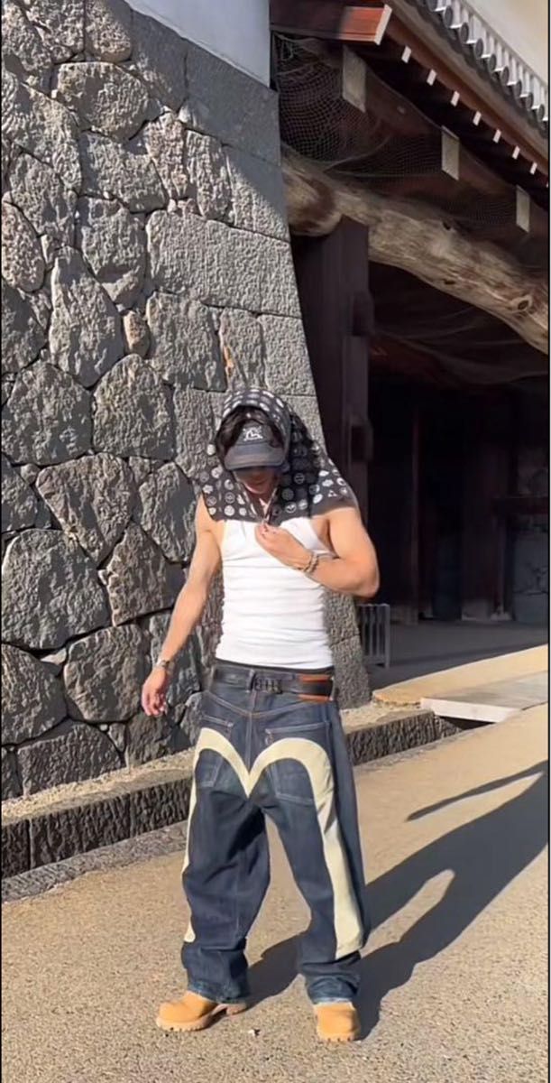 EVISU エヴィス 大黒 デニム ジーンズ ビックカモメ 白カモメ EVISU エヴィス 大黒 デニム ジーンズ ビックカモメ 白カモメ