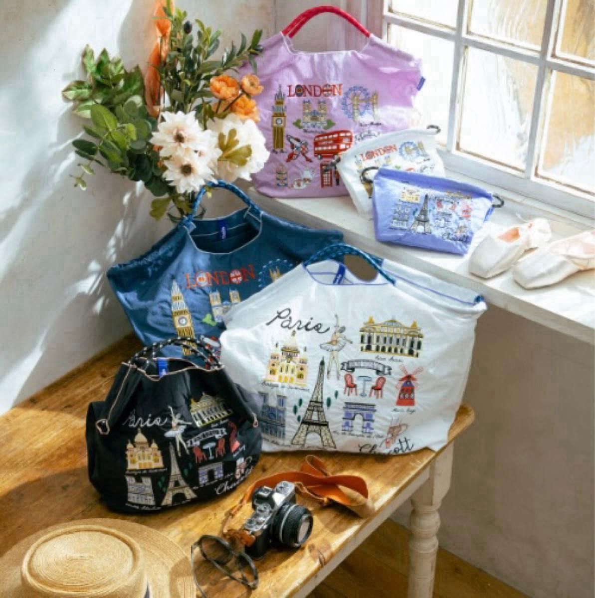 チャコット ボール&チェーン ロンドン柄 ピンクM 新品未使用 チャコット ボール&チェーン ロンドン柄 ピンクM 新品未使用
