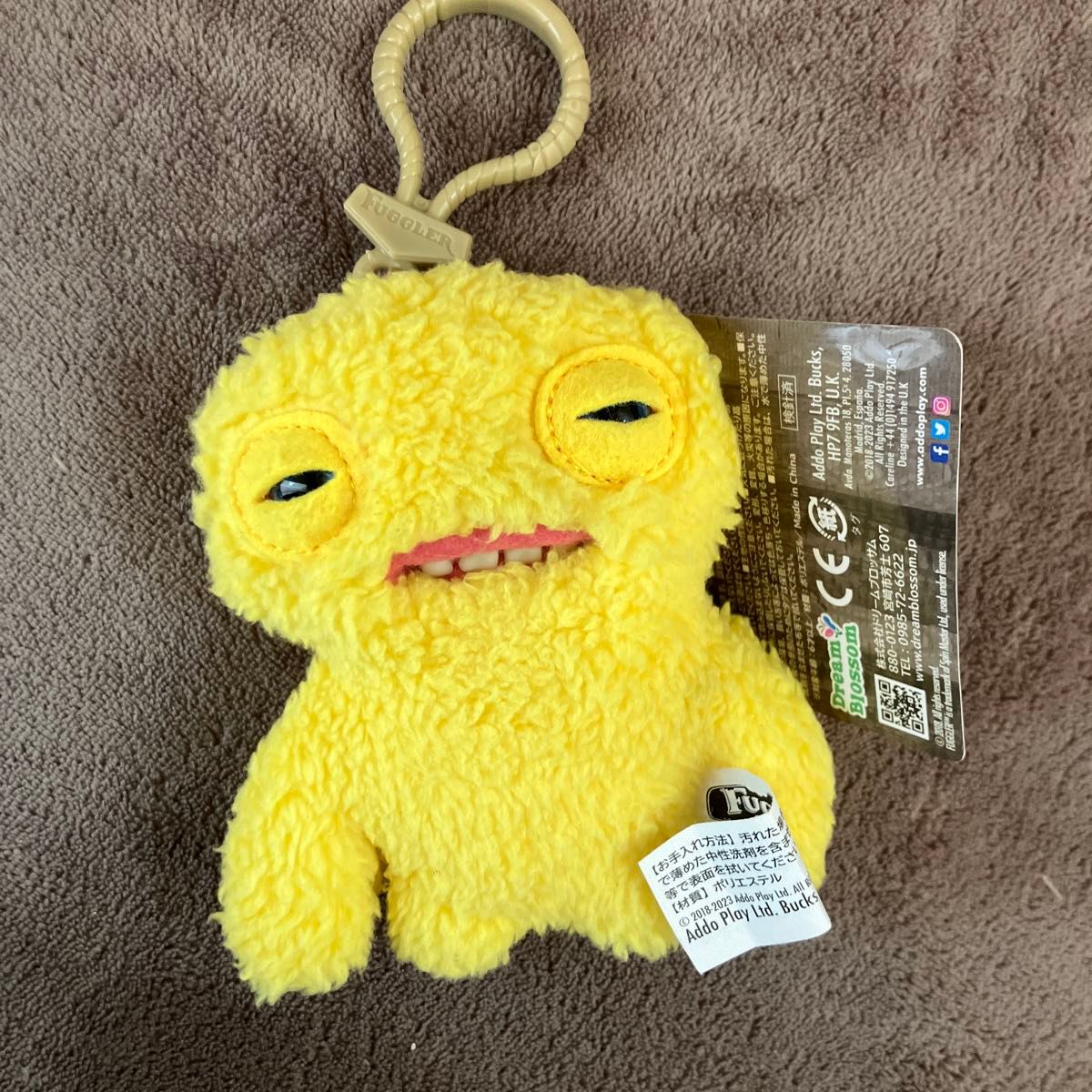 ファグラー 黄色 キーホルダー キーリング イエロー FUGGLER ファグラー 黄色 キーホルダー キーリング イエロー FUGGLER