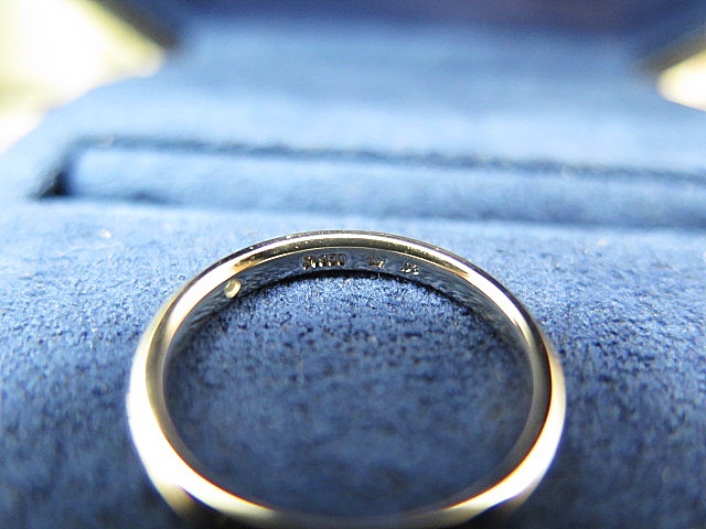 【ロイヤル アッシャー】Pt950 ダイヤモンド 0.24ct #10.5 メレダイヤ 0.03ct #10.5 Pt950 かまぼこリング #15 指輪 3点セット ot