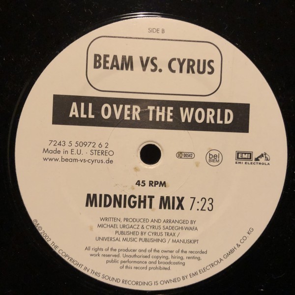 Beam vs. Cyrus / All Over The World_画像3