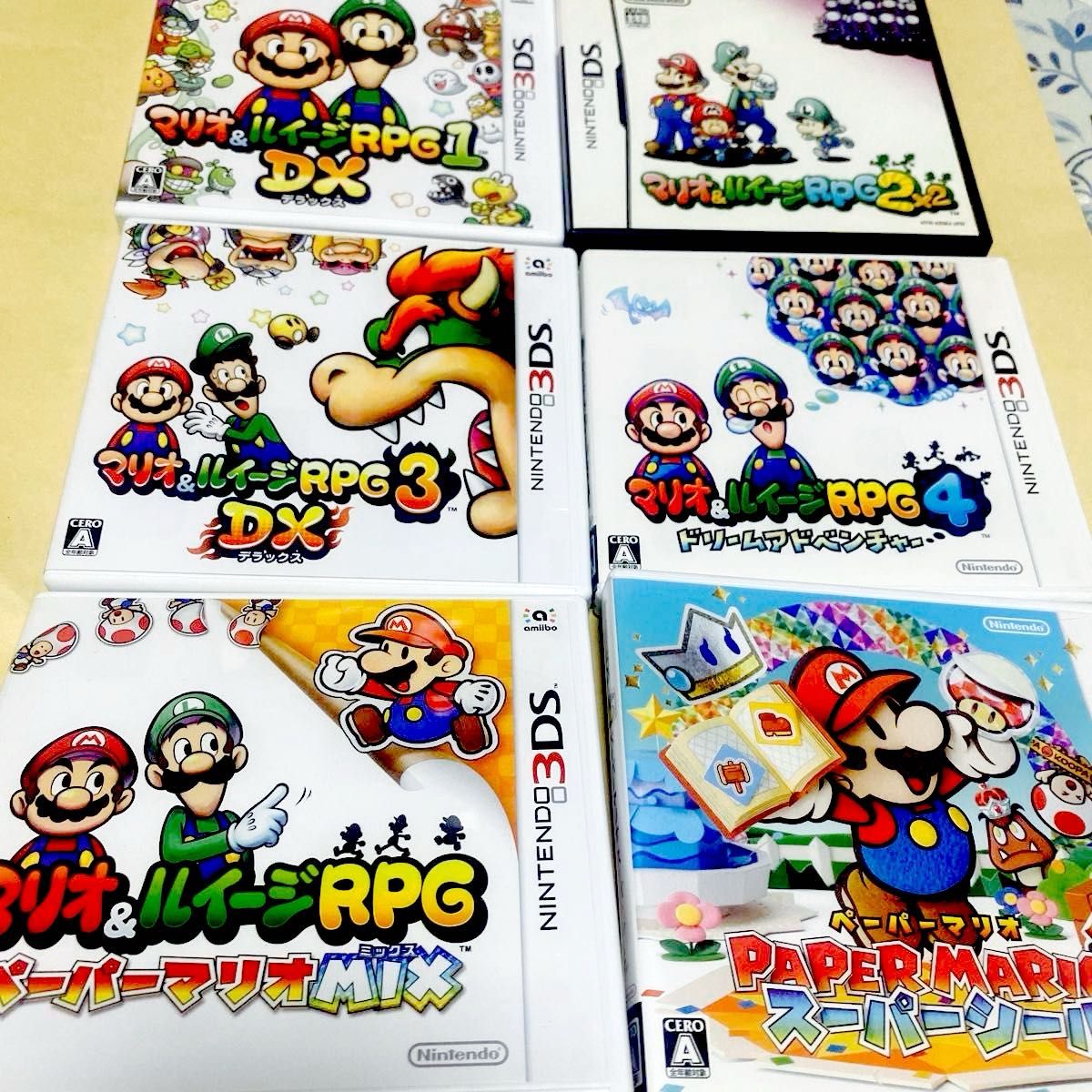 3DS】 マリオ ルイージ RPG DX ペーパーマリオ まとめ 売り 3DS】 マリオ ルイージ RPG DX ペーパーマリオ まとめ 売り