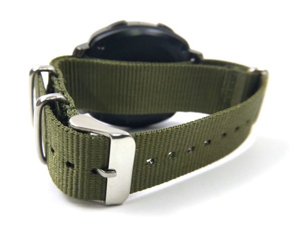 ナイロン製ミリタリーストラップ 最新な natoタイプ 腕時計布ベルト アーミーグリーン 新作入荷 20mm