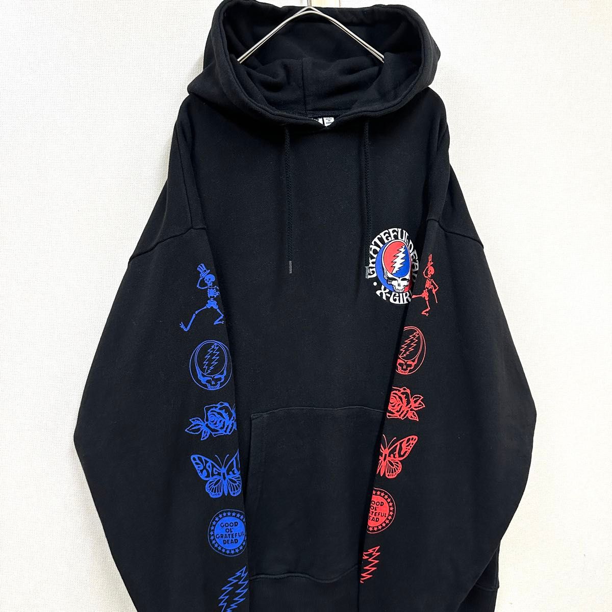 X-girl × GRATEFUL DEAD エックスガール パーカー グレイトフル X-girl × GRATEFUL DEAD エックスガール パーカー グレイトフル