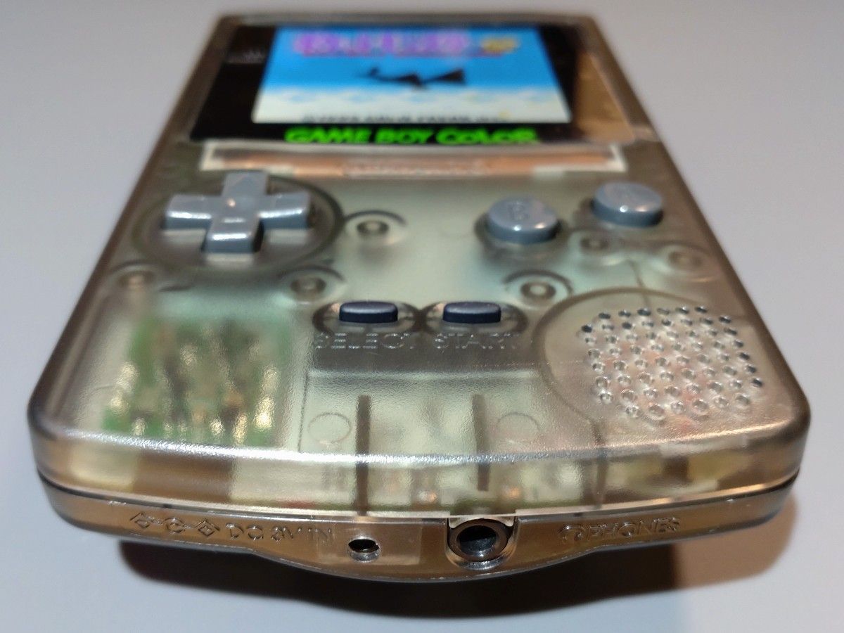 ゲームボーイカラー クリアブラック ips液晶 バックライト GBC ゲームボーイカラー クリアブラック ips液晶 バックライト GBC