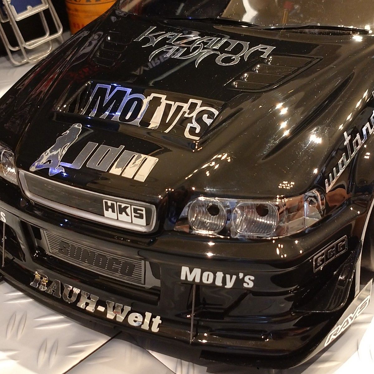 KAZAMA AUTO Motys JZX100 ラジコン カッティングステッカー KAZAMA AUTO Motys JZX100 ラジコン カッティングステッカー