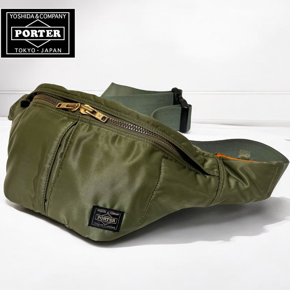 ポーター タンカー ウエストバッグ ボディバッグ カーキ PORTER ポーター タンカー ウエストバッグ ボディバッグ カーキ PORTER