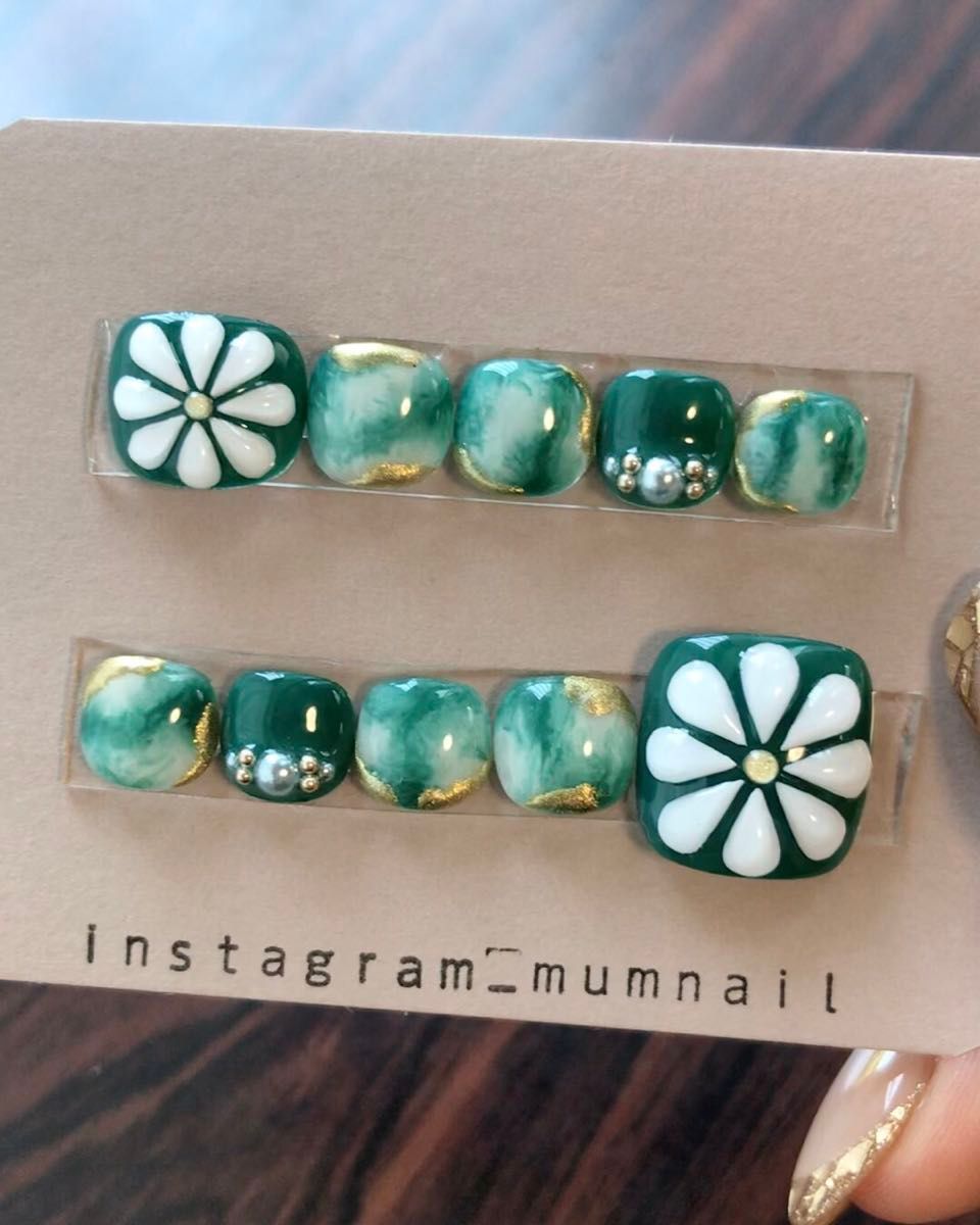ハンドメイド ネイルチップ 10枚