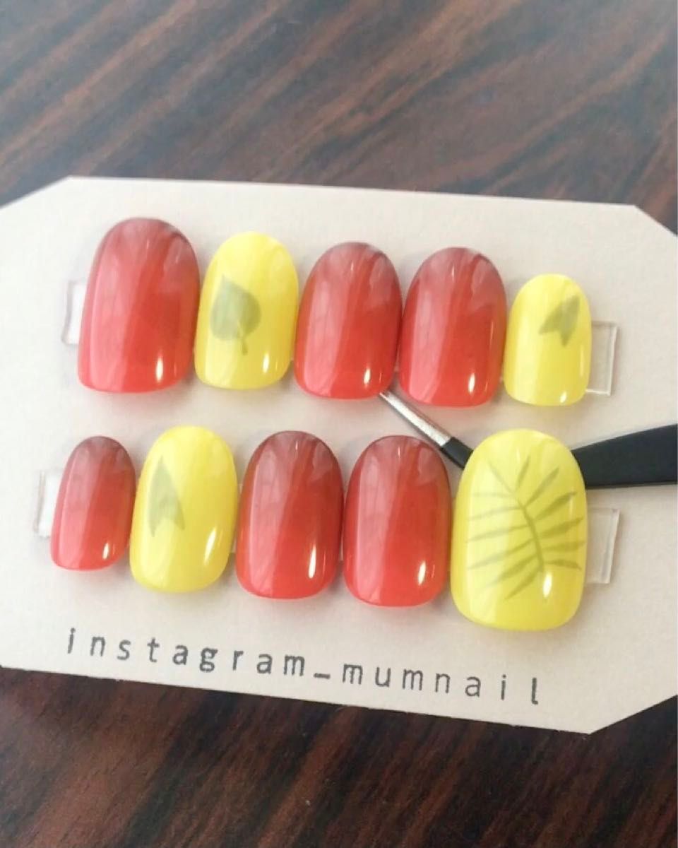 ハンドメイド ネイルチップ 10枚
