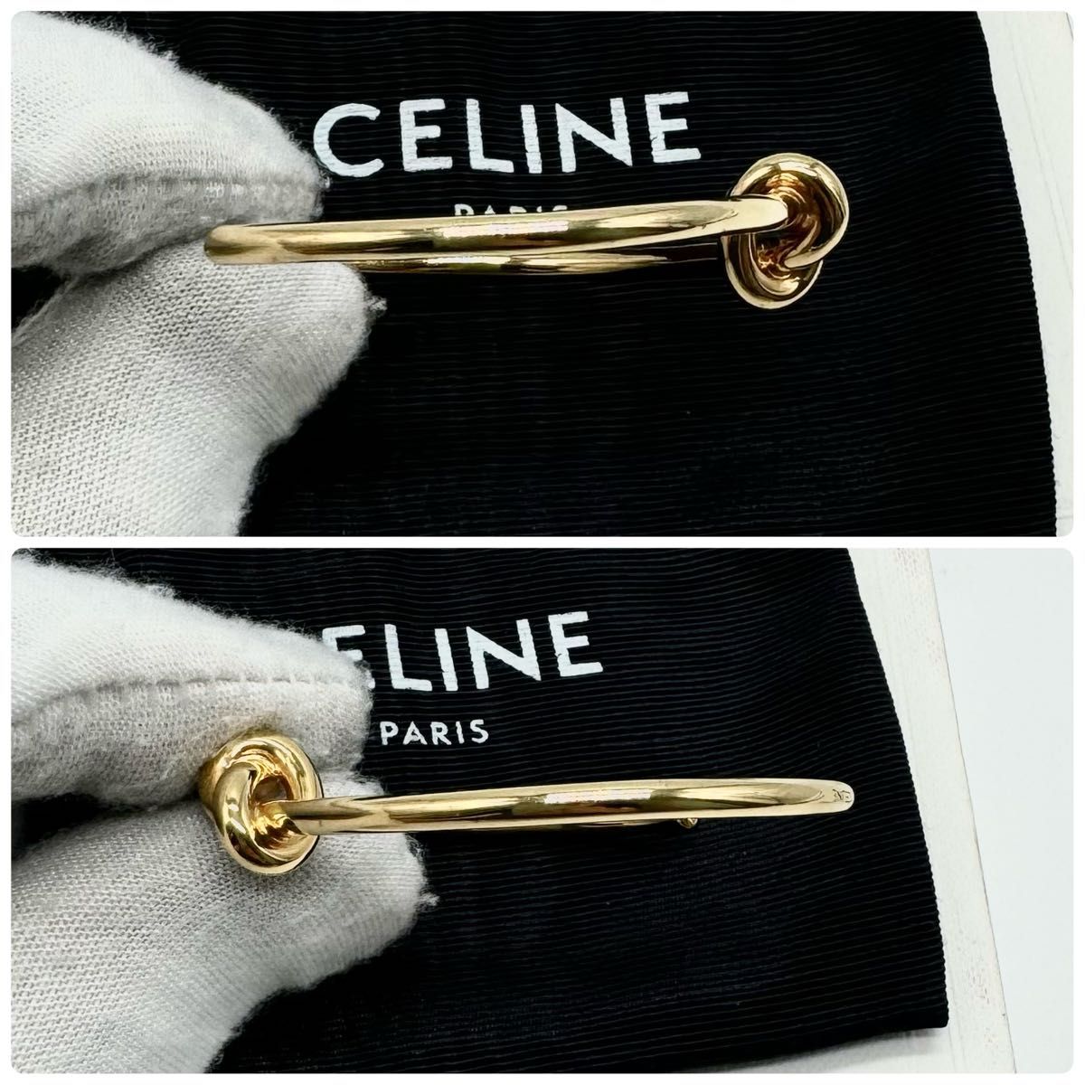 超美品・付属品完備】正規品 CELINE セリーヌ ノット 超美品・付属品完備】正規品 CELINE セリーヌ ノット