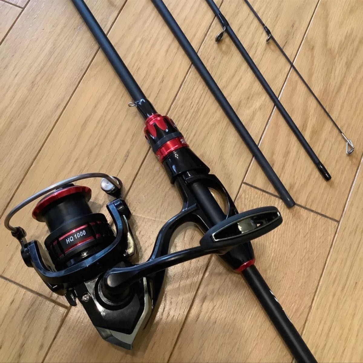 アジング エリアトラウト 2.1m 4ピース スピニングロッド&スピニングリール1000番 アジング エリアトラウト 2.1m 4ピース スピニングロッド&スピニングリール1000番