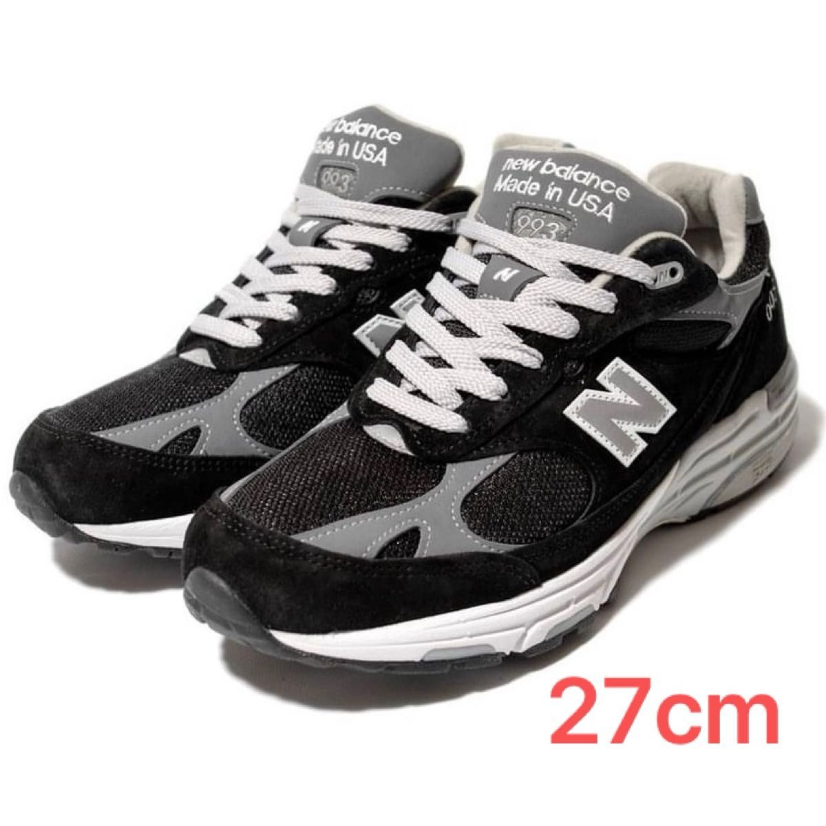 値下げ不可 美品 27cm new balance mr993 bk 993 black 992 値下げ不可 美品 27cm new balance mr993 bk 993 black 992