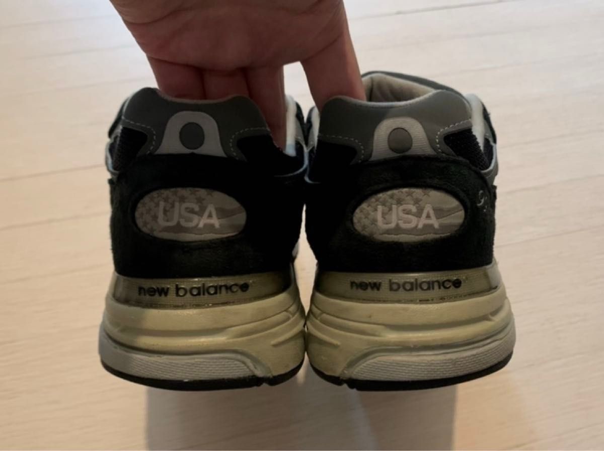 値下げ不可 美品 27cm new balance mr993 bk 993 black 992 値下げ不可 美品 27cm new balance mr993 bk 993 black 992