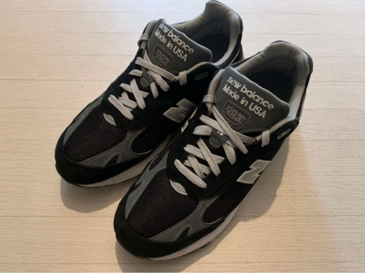 値下げ不可 美品 27cm new balance mr993 bk 993 black 992 値下げ不可 美品 27cm new balance mr993 bk 993 black 992