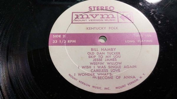 【LPレコード】 Bill Hamby / KENTUCKY FOLK MVS186_画像5