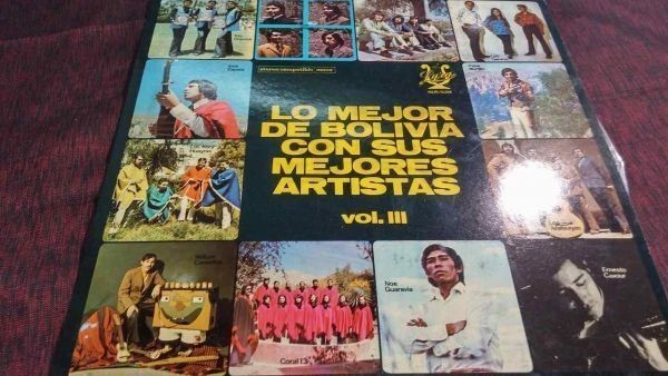 【LPレコード】 LO MEJOR DE BOLIVIA CON SUS MEJORES ARTISTAS vol.3 LPL-13206_画像1