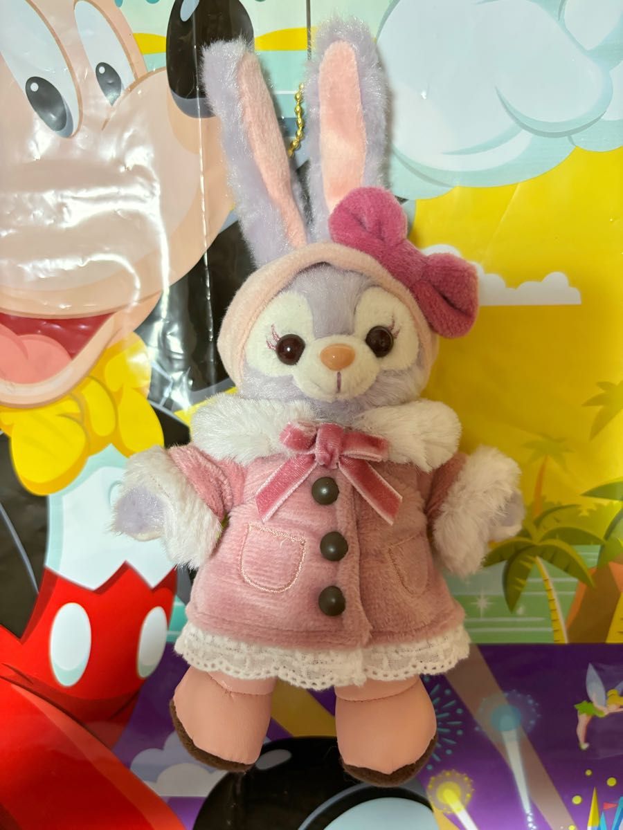 ステラルーウィンタートゥインクリングタウンぬいぐるみバッジ ディズニー ステラルー ウィンタートゥインクリングタウン ぬいぐるみバッジ