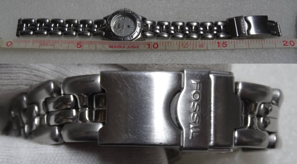 Fossil часы женский Blue AM-3186 батарейка заменен 