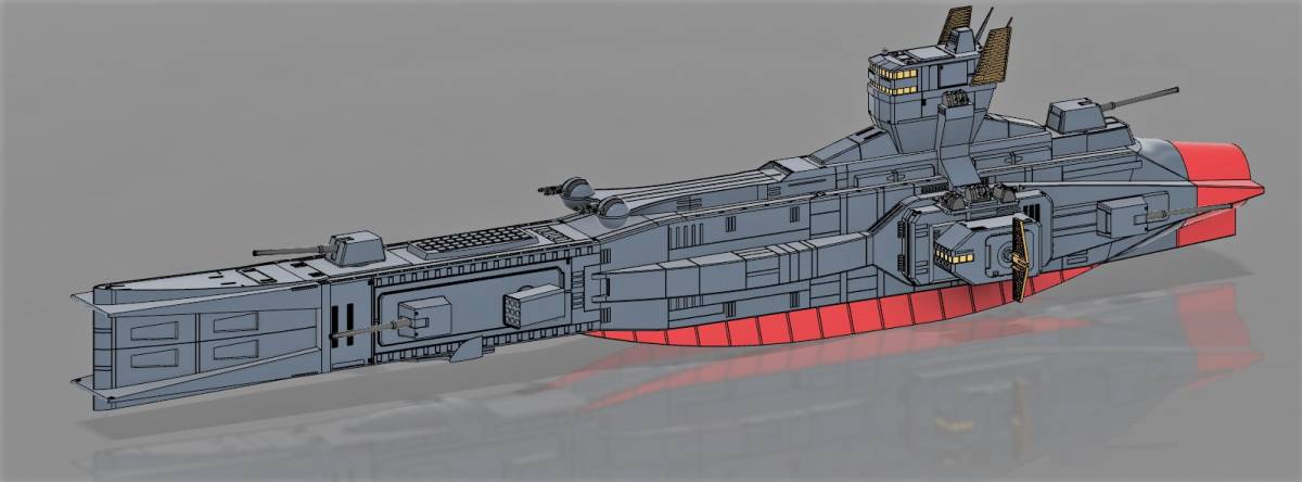 1/1700 サラミス級巡洋艦 3Dプリント 未組立 宇宙船 宇宙戦艦 1/1700 サラミス級巡洋艦 3Dプリント 未組立 宇宙船 宇宙戦艦