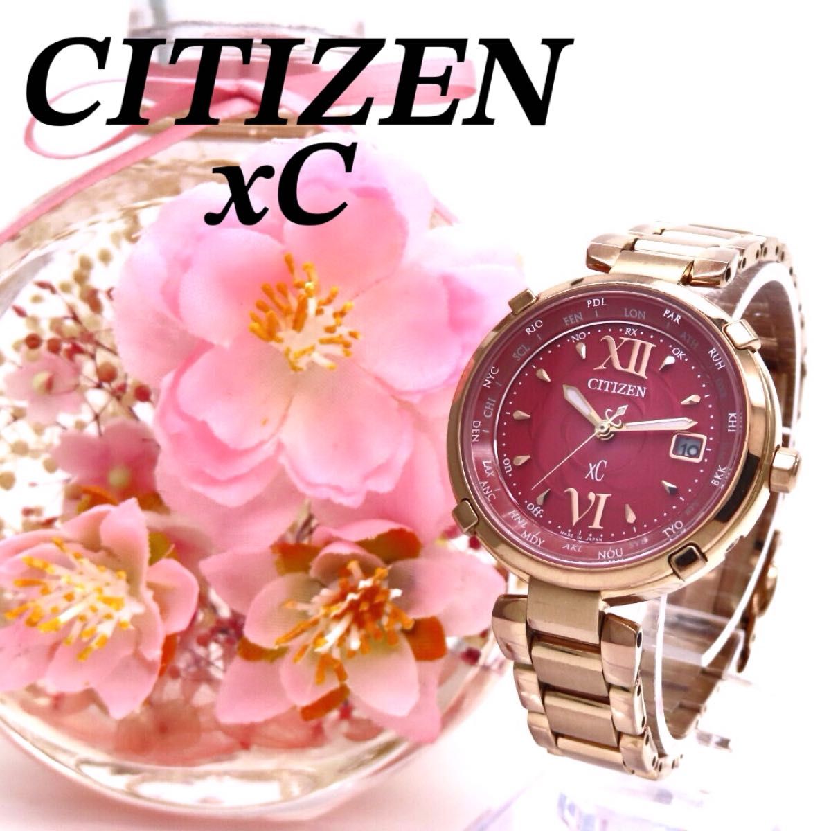 【EC1062-53W】CITIZEN ‘シチズン 時計‘ クロスシー☆極美品☆ EC1062-53W】CITIZEN 'シチズン 時計' クロスシー☆極美品☆