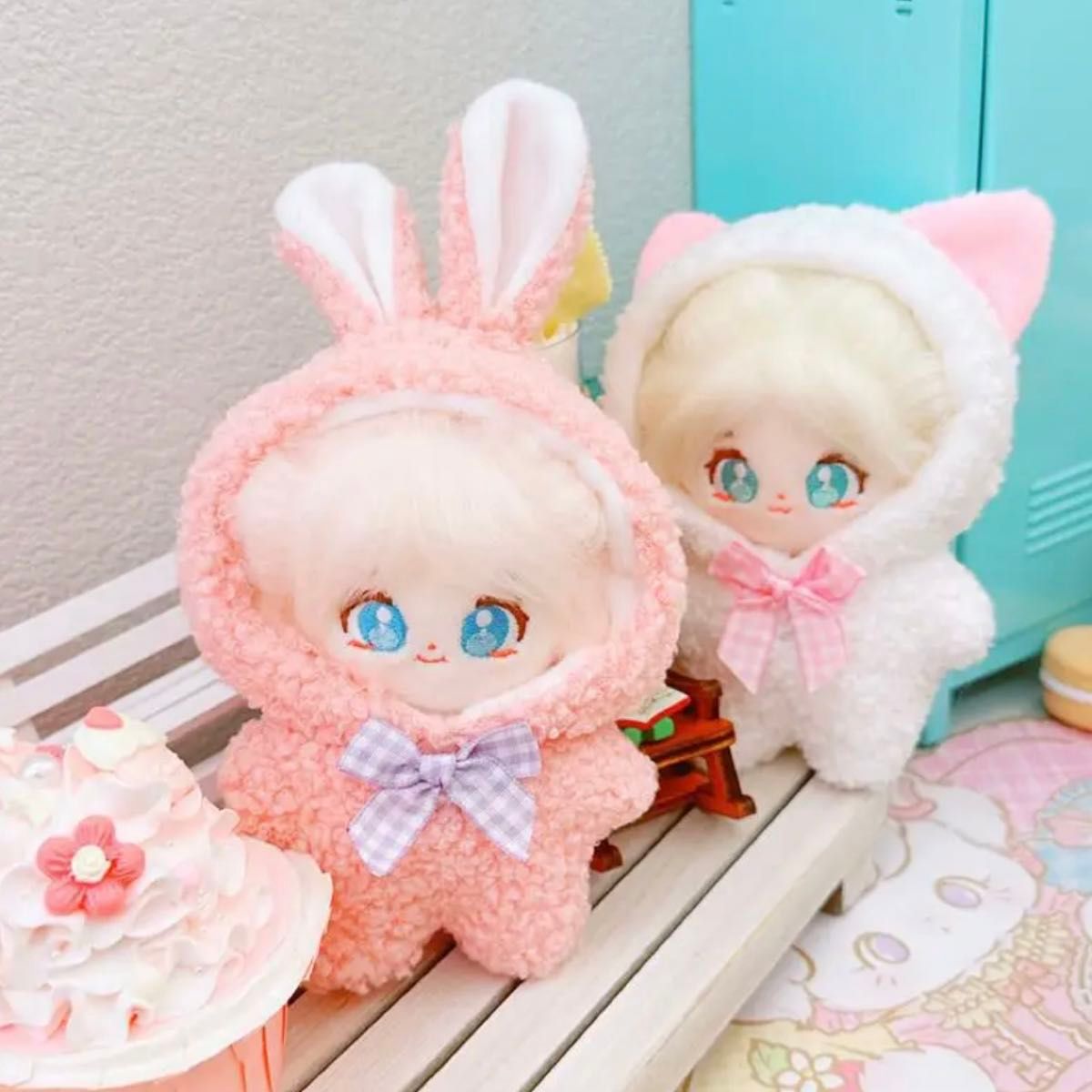 10cm用 ぬい用 ぬい服 着ぐるみ 着せ替え 被り物 ねこ 猫 白猫 10cm用 ぬい用 ぬい服 着ぐるみ 着せ替え 被り物 ねこ 猫 白猫