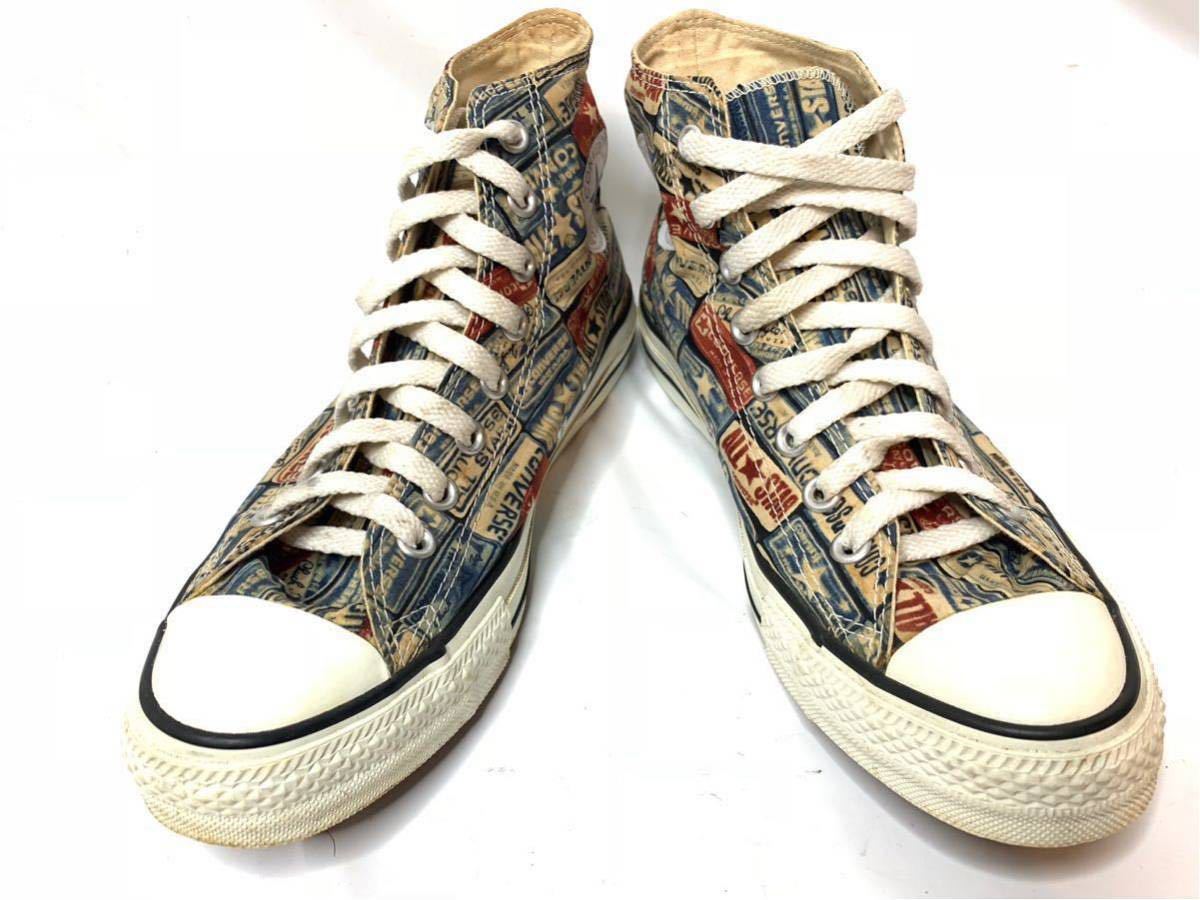  prompt decision *converse* all Star is ikatto Converse 26cm 7 1/2 total pattern canvas ALL STAR
