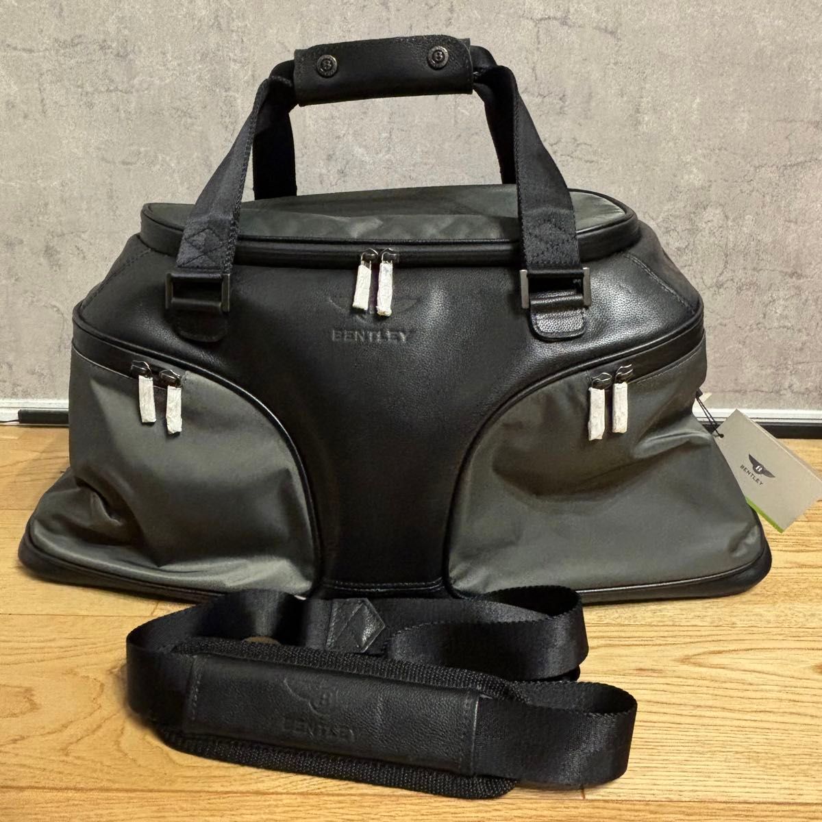 未使用品】ベントレー ゴルフホールバック レザー ナイロン 未使用品】ベントレー ゴルフホールバック レザー ナイロン