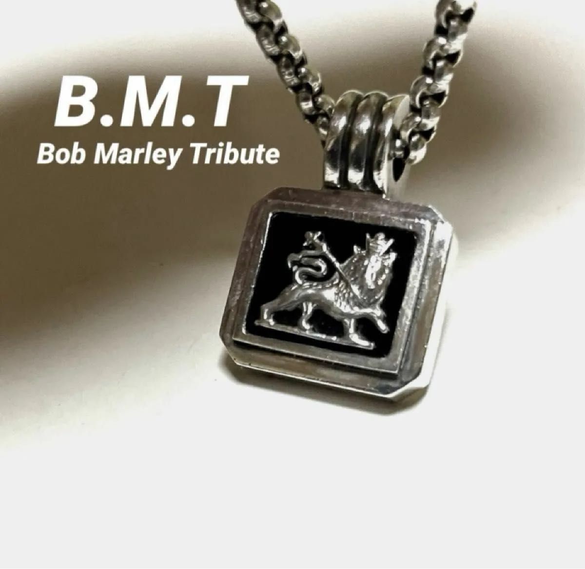 BMT ボブマーリートリビュート/ブラックオニキス925 SILVERペンダント BMT ボブマーリートリビュート/ブラックオニキス925 SILVERペンダント