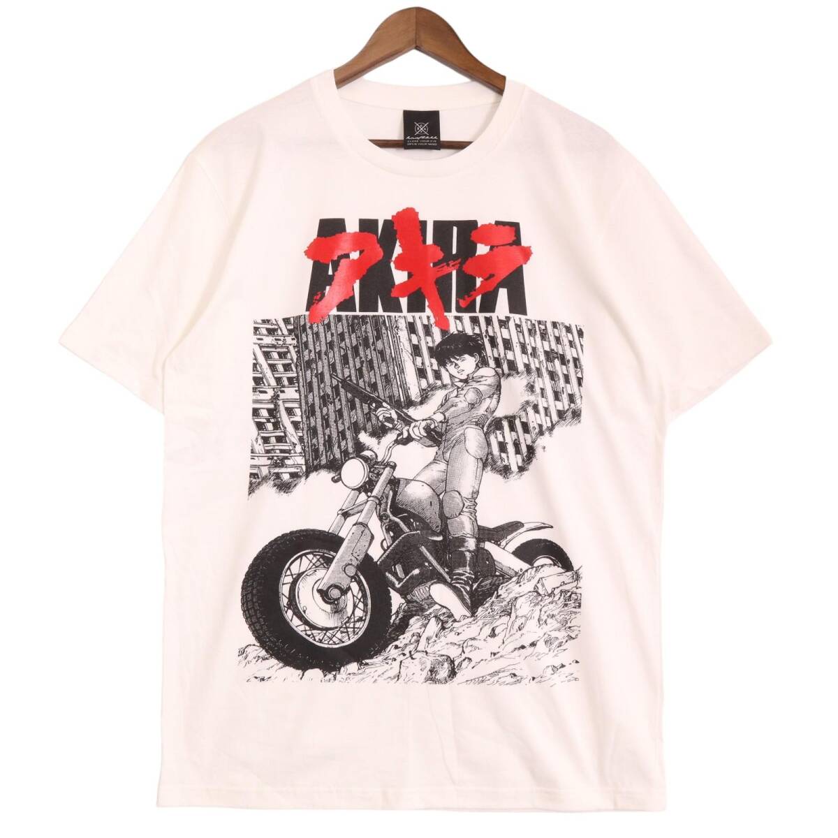 AKIRA アキラ プリント Tシャツ 白 XL // ネオ東京 金田正太郎 AKIRA アキラ プリント Tシャツ 白 XL // ネオ東京 金田正太郎