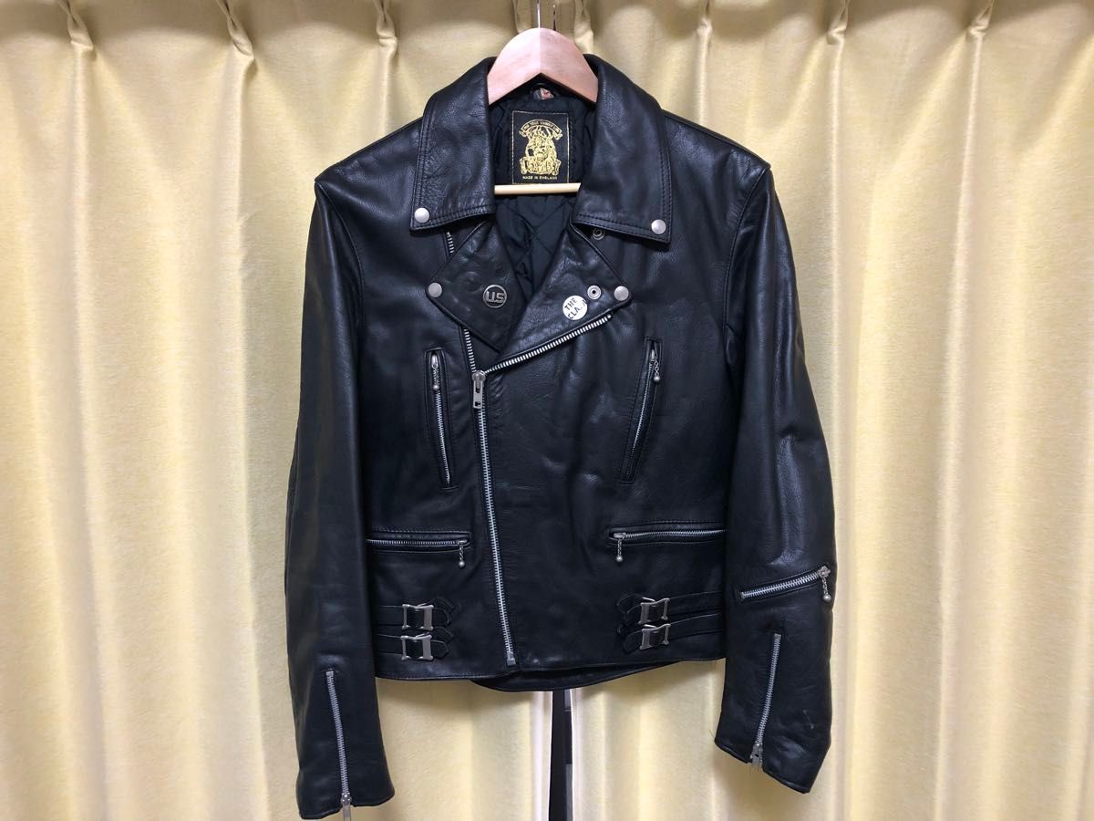666 トリプルシックス ダブルライダースジャケット 3初期タグ 黒 666 トリプルシックス ダブルライダースジャケット 3初期タグ 黒