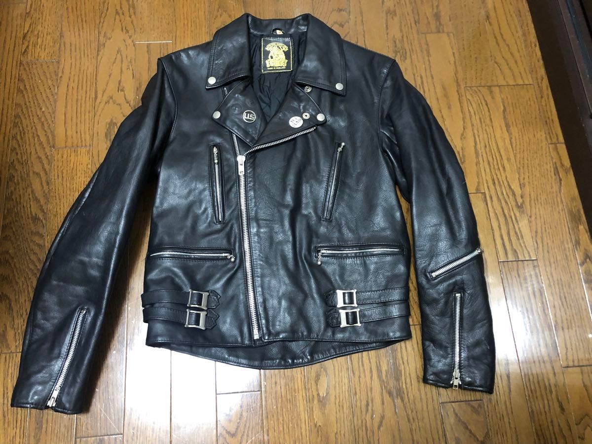 666 トリプルシックス ダブルライダースジャケット 3初期タグ 黒 666 トリプルシックス ダブルライダースジャケット 3初期タグ 黒