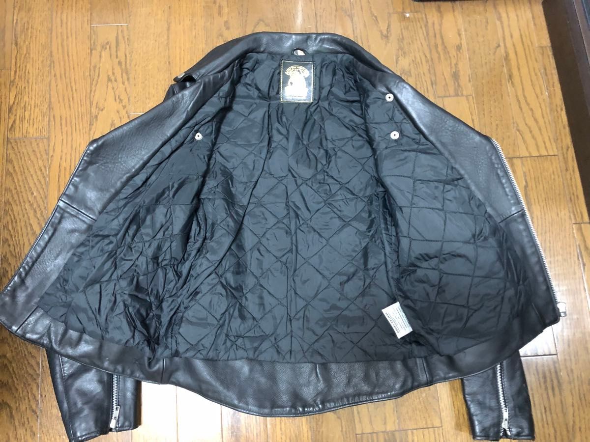 666 トリプルシックス ダブルライダースジャケット 3初期タグ 黒 666 トリプルシックス ダブルライダースジャケット 3初期タグ 黒
