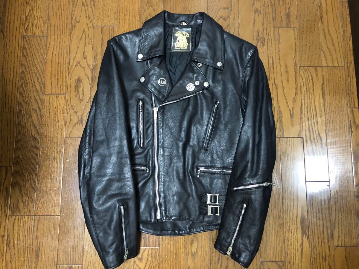 666 トリプルシックス ダブルライダースジャケット 3初期タグ 黒 666 トリプルシックス ダブルライダースジャケット 3初期タグ 黒