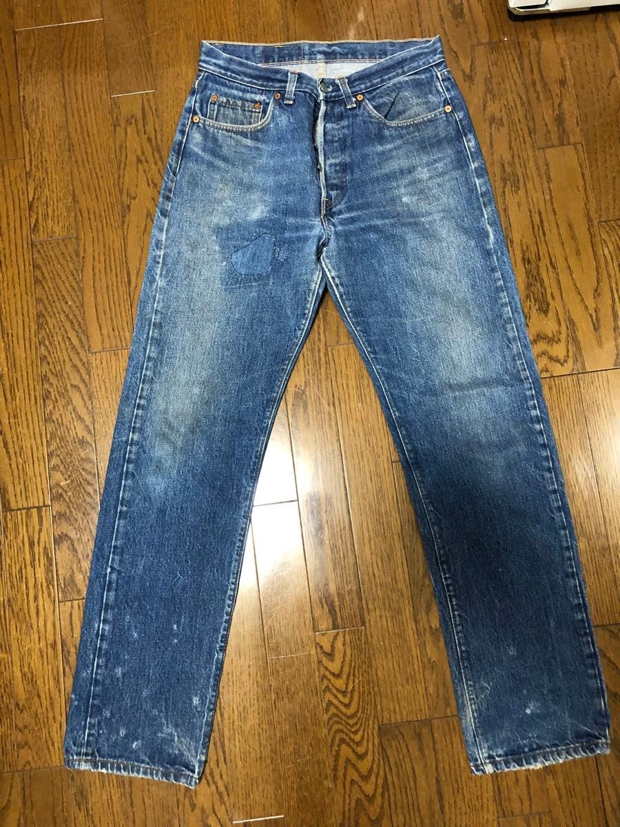 82年USA製リーバイス501 赤耳 直後 黒カンハチマルクロカン W33 82年USA製リーバイス501 赤耳 直後 黒カンハチマルクロカン W33
